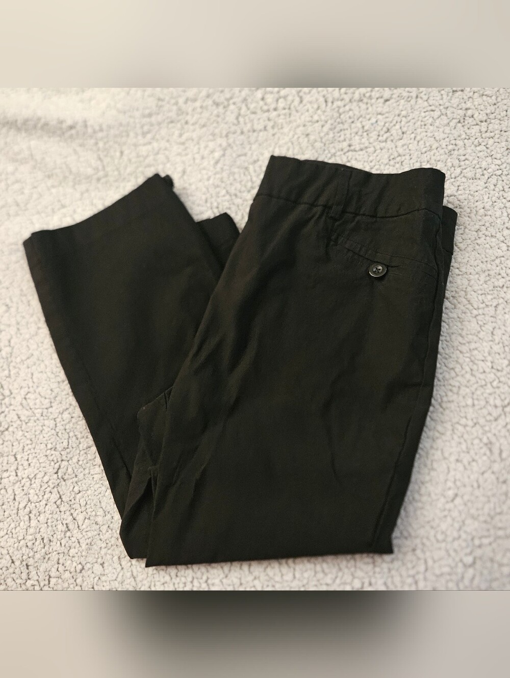 Black Women's Ponte Capri Pants